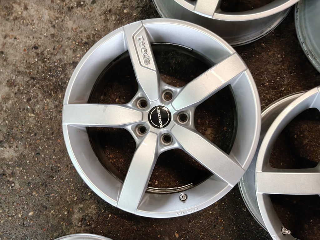 4x Alufelge 17 Zoll 7.0" 5x114.3 40ET Glanz Silber KBA50940 Hyundai I Rim Wheel FEL2620681819sp