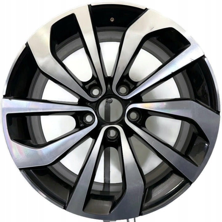 1x Alufelge 17 Zoll 7.0" 5x112 45ET Glanz Schwarz 2GA601025AC VW Rim Wheel FEL9522616611zl