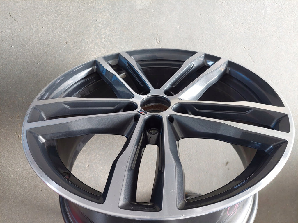 1x Alufelge 19 Zoll 8.5" 5x120 47ET Glanz Grau 7856711 BMW 3 F30 F31 Rim Wheel FEL4627180608wm