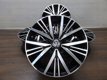 Laden Sie das Bild in den Galerie-Viewer, 4x Alufelge 16 Zoll 6.5" 5x112 46ET Glanz Schwarz 5G0601025 VW Golf Vii FEL9459933133fo