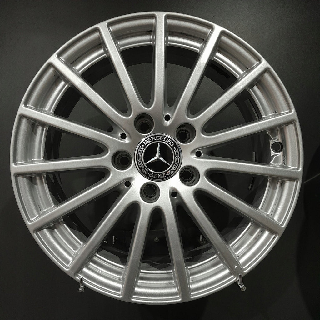 1x Alufelge 16 Zoll 6.5" 5x112 38ET Glanz Silber A2054012502 Mercedes-Benz W205 FEL2157069200lr