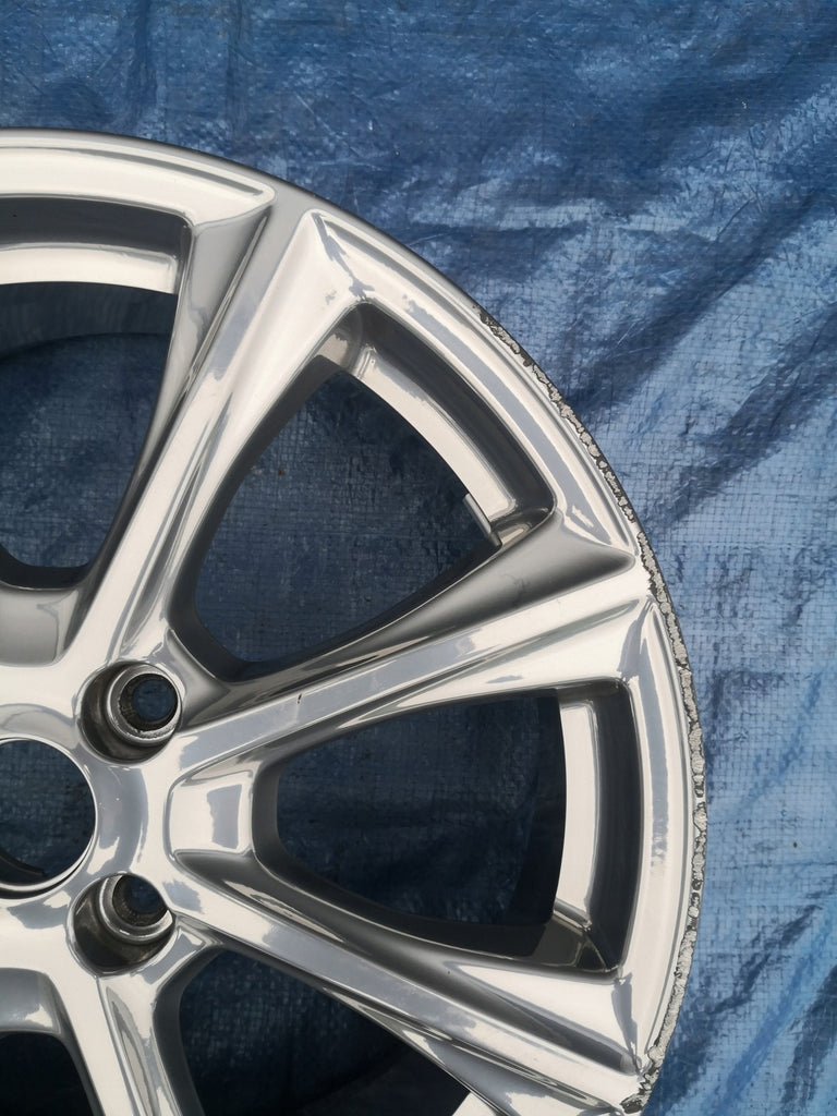 1x Alufelge 18 Zoll 7.0" 4x108 47ET Glanz Silber H1BC-1007-E1A Ford Fiesta