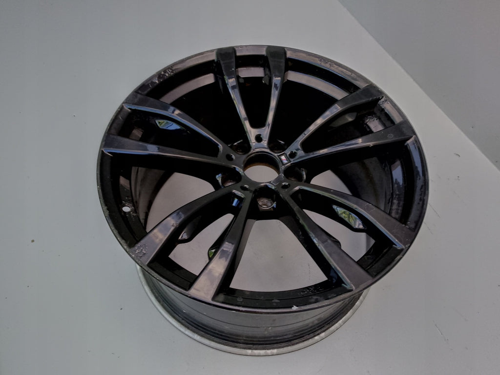1x Alufelge 20 Zoll 10.0" 5x120 Glanz 7846790 7846791 BMW X5 E70 X6 E71 FEL6098741836kr