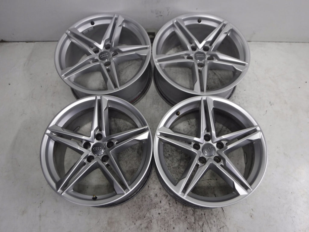 4x Alufelge 18 Zoll 8.5" 5x112 29ET Glanz Silber 8W0601025 Audi 4 Rim Wheel FEL8859919087yh