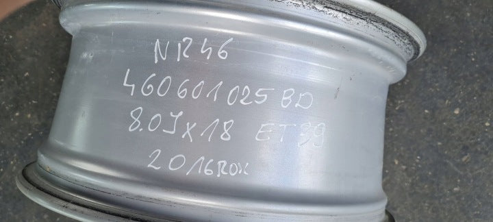 1x Alufelge 18 Zoll 4G0601025BD Audi A6 C7 Rim Wheel FEL5309931452ok