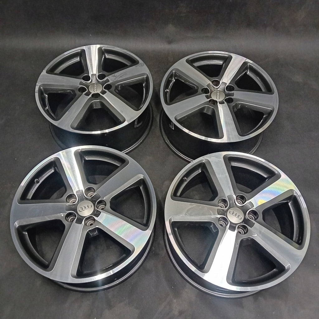 4x Alufelge 18 Zoll 7.5" 5x112 54ET Matt Silber 8P0601025 Audi A3 Rim Wheel FEL1817408837jk