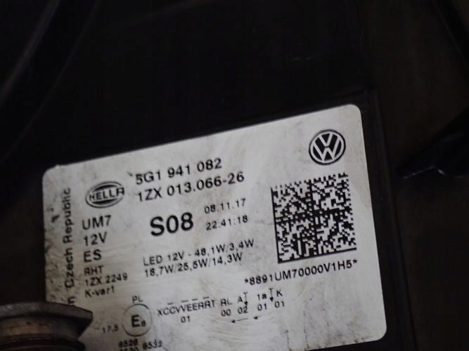 Frontscheinwerfer VW Golf VII 5G1941082 Full LED Rechts Scheinwerfer Headlight SCH4117955992bg