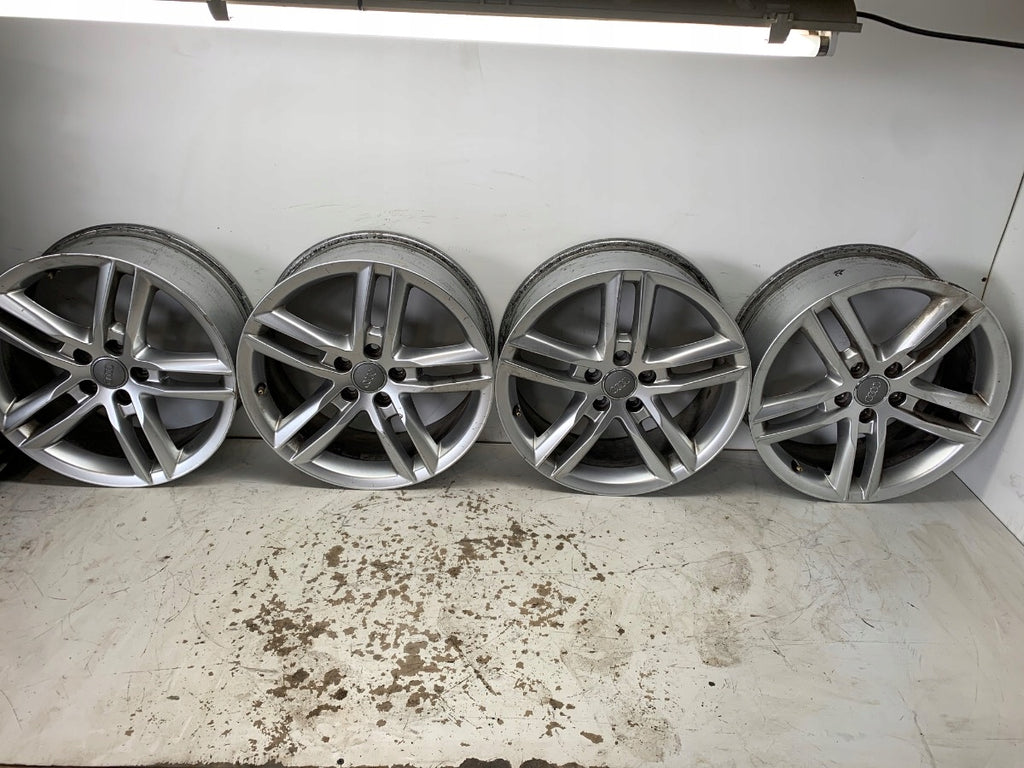 4x Alufelge 18 Zoll 7.0" 5x112 43ET Glanz Silber 8U0601025F Audi A6 C6 Rim Wheel FEL9454241424tr