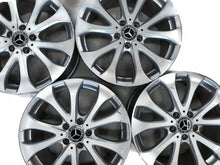 Laden Sie das Bild in den Galerie-Viewer, 4x Alufelge 18 Zoll 8.0" 5x112 43ET Glanz Silber A2134011100 Mercedes-Benz W213 FEL9224160139sc