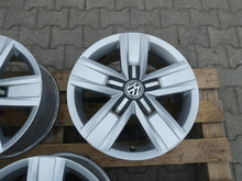 Load image into Gallery viewer, 4x Alufelge 17 Zoll 7.0" 5x120 55ET Glanz Silber 7E0601025 VW T6 T5 Rim Wheel FEL5043657578ym