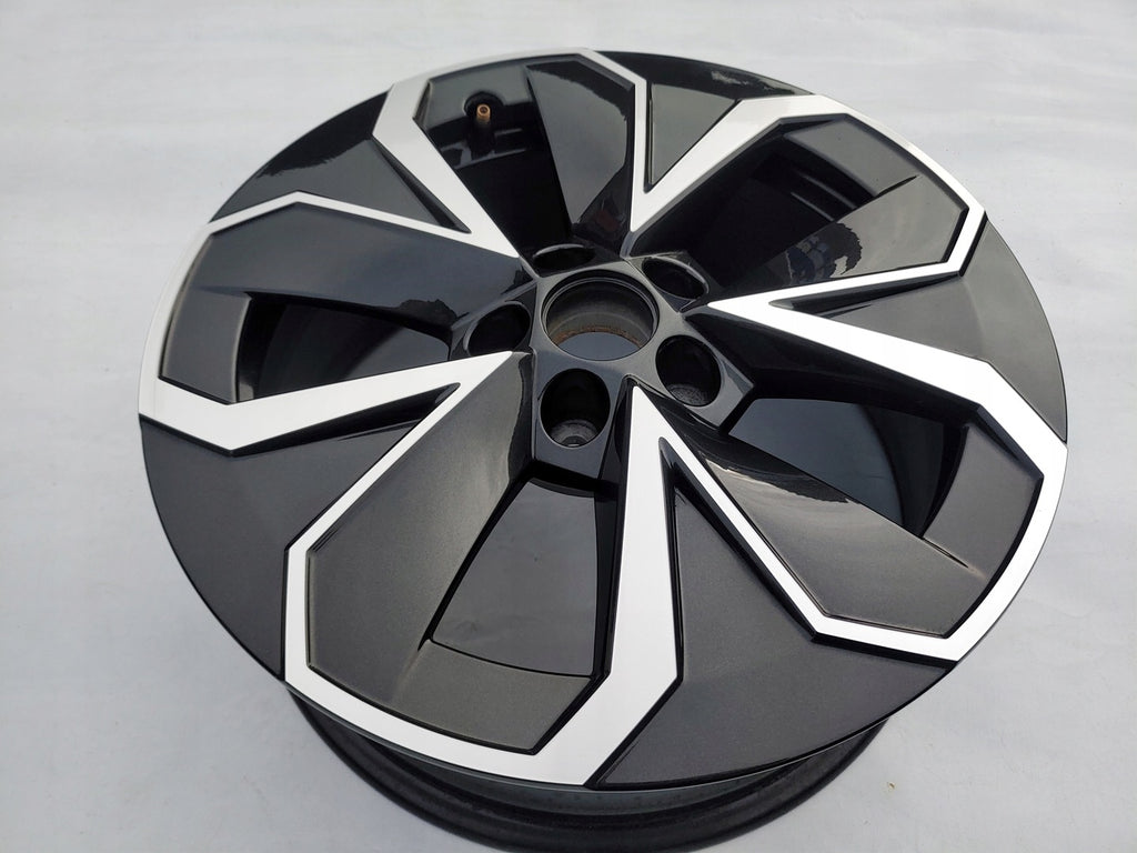 1x Alufelge 16 Zoll 6.0" 5x100 38ET Glanz Schwarz 658601025 Skoda Scala Kamiq