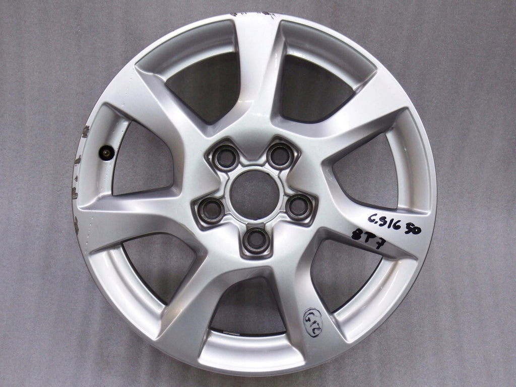 1x Alufelge 16 Zoll 6.5" 5x112 50ET Glanz Silber 8P7601025 Audi A3 Rim Wheel FEL9370047587lj