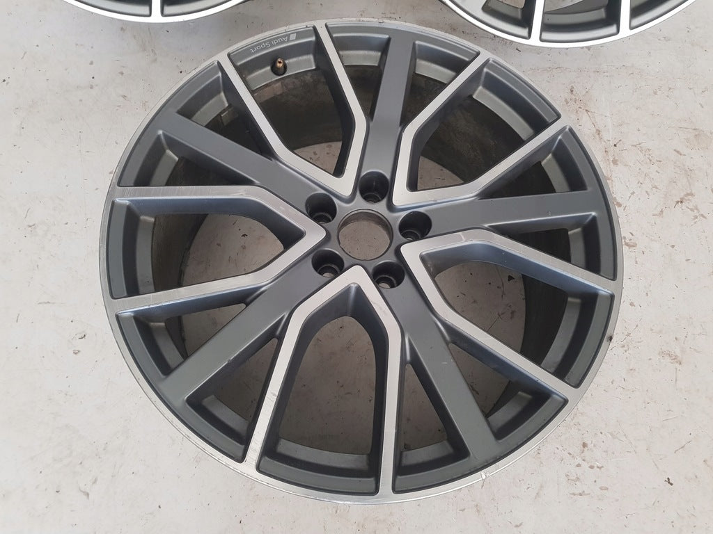 1x Alufelge 20 Zoll 8.5" 5x112 43ET Glanz Grau 4K0601025 Audi A6 C8 Mg Rim Wheel FEL3263613979bg