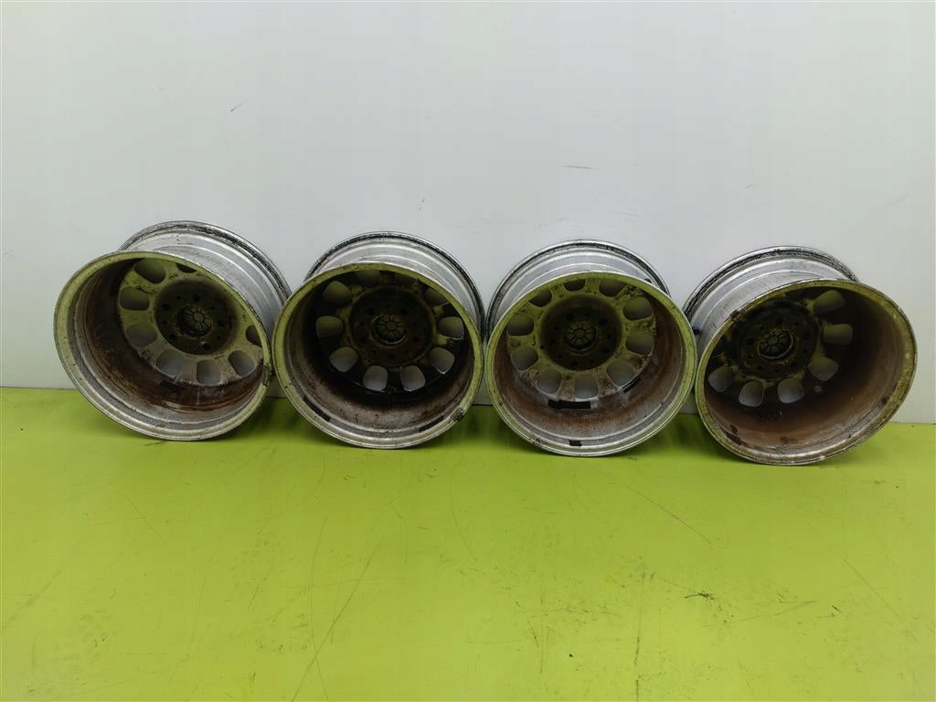 4x Alufelge 16 Zoll 6.5" 5x120 32ET Matt Silber 1094499 BMW Rim Wheel FEL4165573270ka