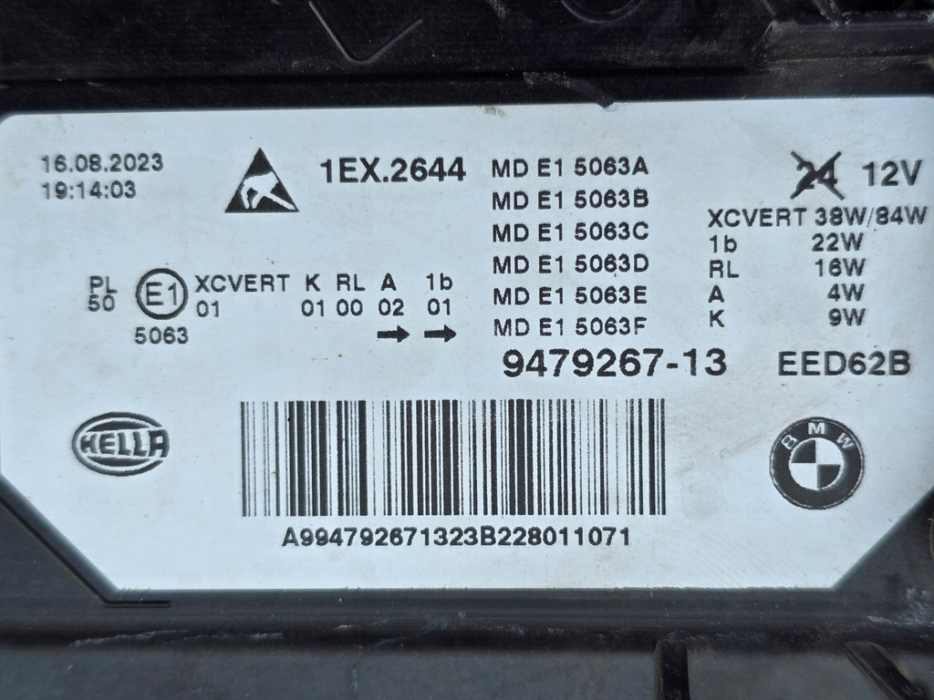 Frontscheinwerfer BMW 5 G31 G30 9479267-13 Laser Links Scheinwerfer Headlight SCH3896527941ln