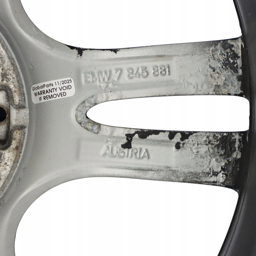 1x Alufelge 18 Zoll 8.5" 5x120 47ET Glanz Silber 7845881 BMW F30 F32 F31 FEL1173071379db