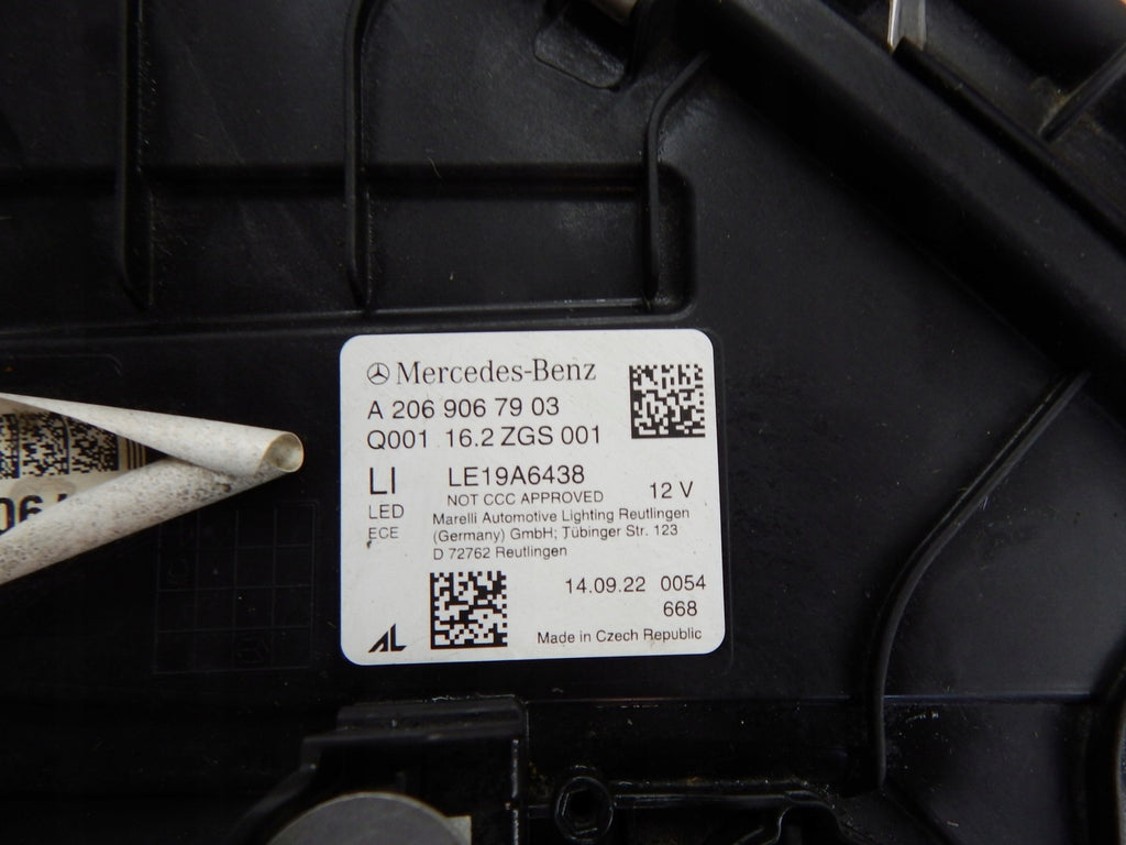 Frontscheinwerfer Mercedes-Benz W206 A2069067903 LED Links Headlight SCH5352190090da