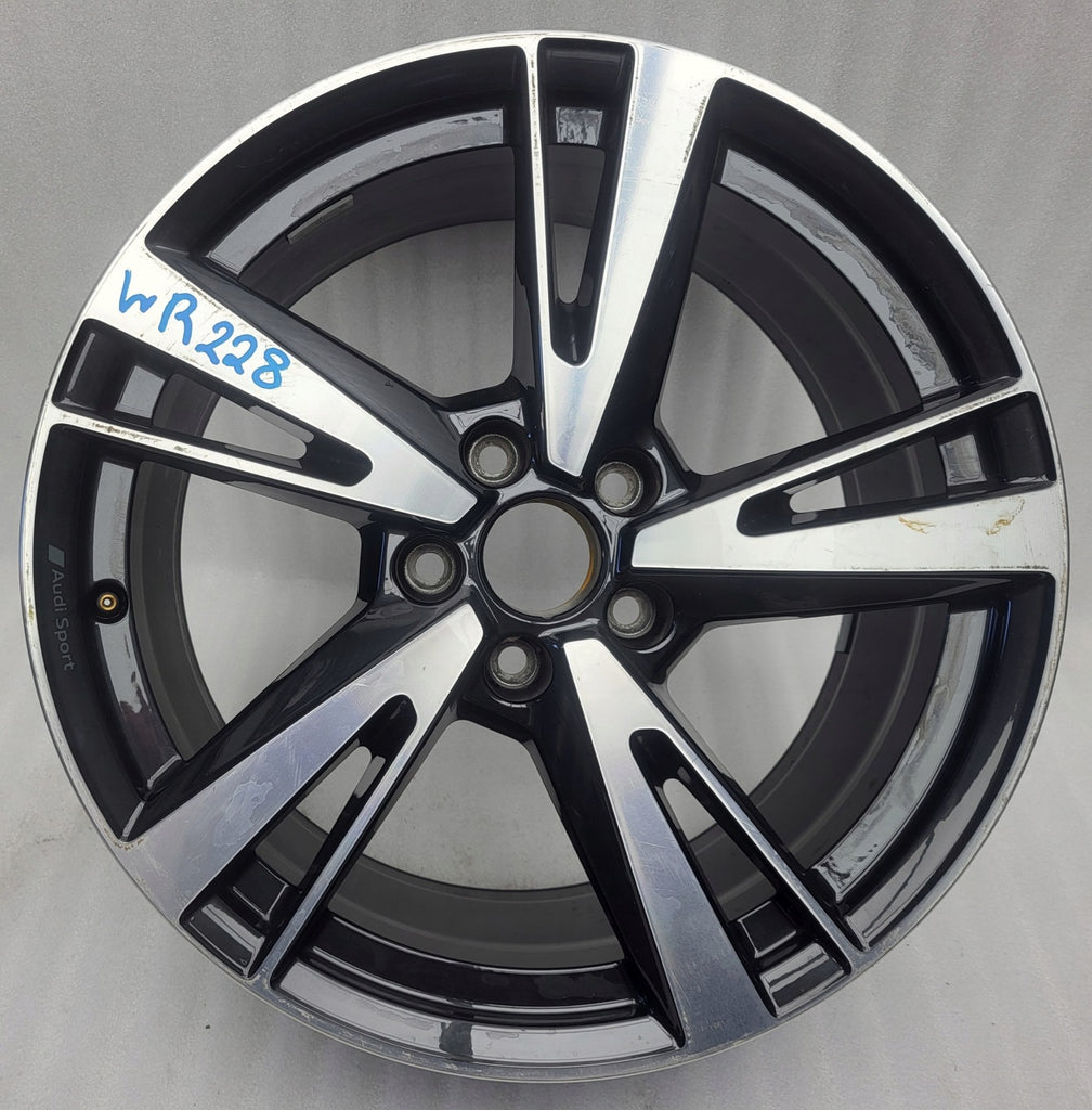 1x Alufelge 18 Zoll 8.0" 5x112 46ET Glanz Schwarz 8Y0601025N Audi Rim Wheel FEL7072979398wz