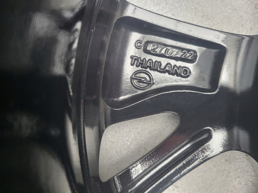 1x Alufelge 16 Zoll 6.5" 4x100 32ET Glanz Silber 93484566 Opel Corsa F Rim Wheel FEL4181886662af