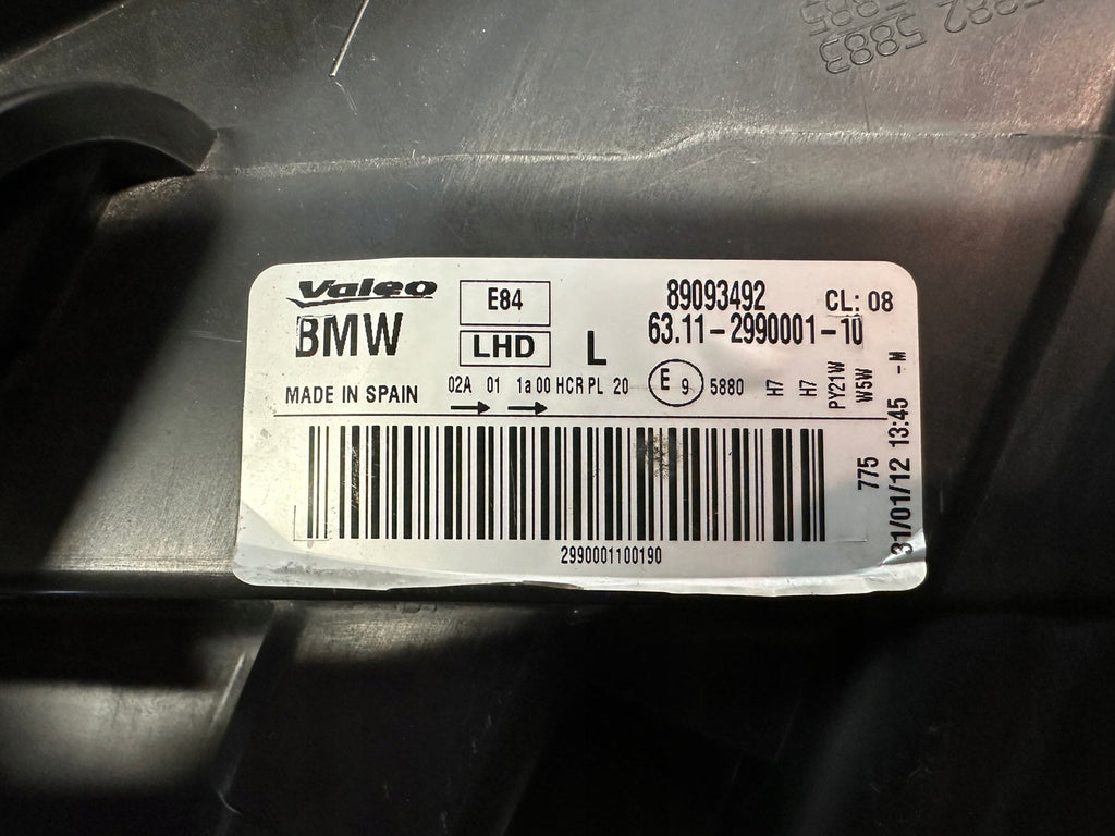 Frontscheinwerfer BMW X1 E84 2990001-10 89093492 Links Scheinwerfer Headlight SCH9658486394yq