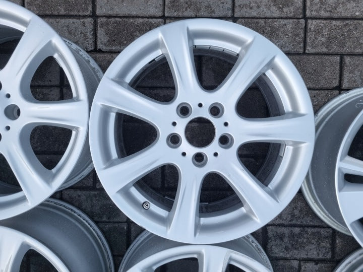 4x Alufelge 17 Zoll 8.0" 5x112 34ET Silber 6856893 BMW Rim Wheel FEL8563195153dr