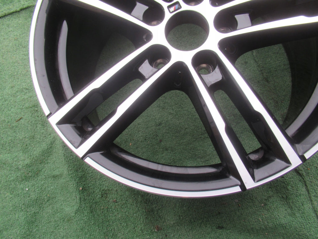 1x Alufelge 18 Zoll 8.0" 5x120 52ET Glanz Schwarz 8009703 BMW 2 F22 1 F21 F20 FEL3435172746ym