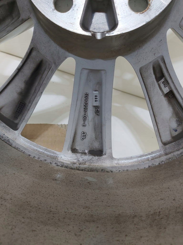 1x Alufelge 20 Zoll 10.0" 5x120 35ET Glanz Silber 1027244-00-B Tesla Model X FEL9772417323as