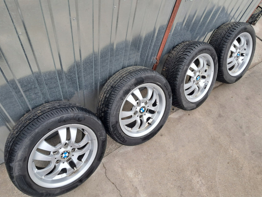 4x Alufelge 16 Zoll 7.0" 5x120 34ET Glanz Silber 6775593 BMW E36 E46 E91 E90 E87 FEL7367579506iv