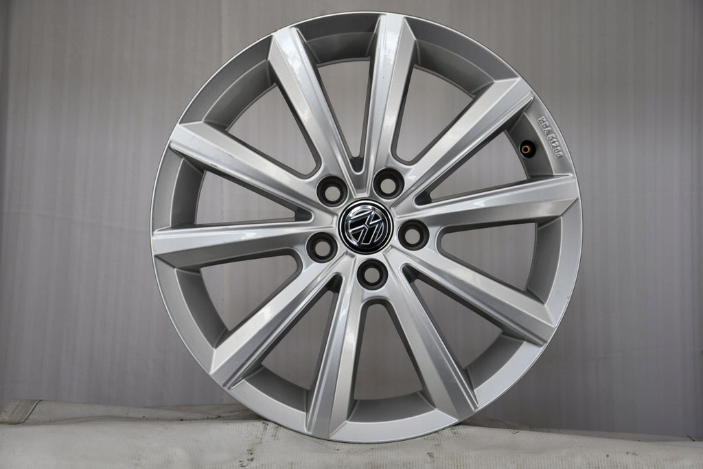 1x Alufelge 16 Zoll 6.0" 5x100 45ET Silber 2G0071496 VW Polo Rim Wheel FEL2644944251gs