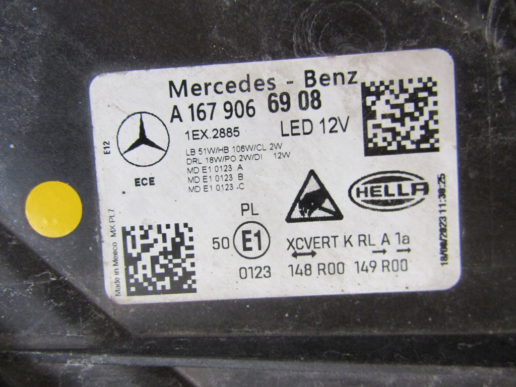 Frontscheinwerfer Mercedes-Benz Gle A1679066908 LED Links Scheinwerfer Headlight