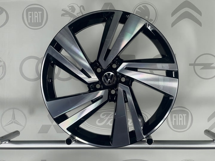 4x Alufelge 18 Zoll 7.0" 5x100 39ET Glanz Schwarz 2GM601025H VW T Cross T-Cross FEL4241275586wv