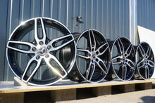 Load image into Gallery viewer, 4x Alufelge 18 Zoll 7.5&quot; 5x112 52ET Glanz Schwarz A1764010700 Mercedes-Benz W176