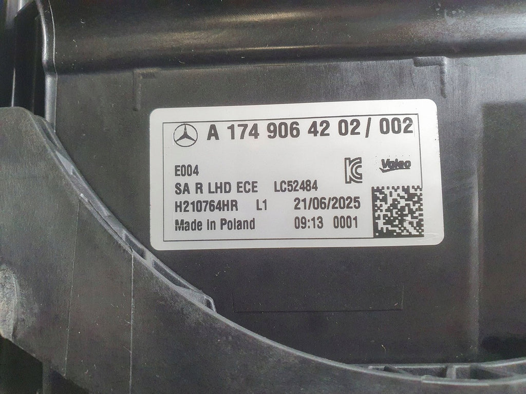 Frontscheinwerfer Mercedes-Benz Cla A1749064202 Rechts Scheinwerfer Headlight SCH2159625010qe