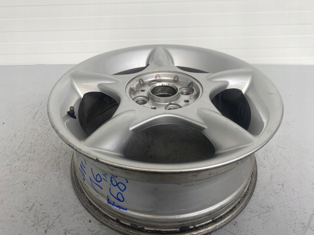 1x Alufelge 16 Zoll 6.5" 4x100 48ET Glanz Silber Mini R50 Rim Wheel FEL8406700306ti