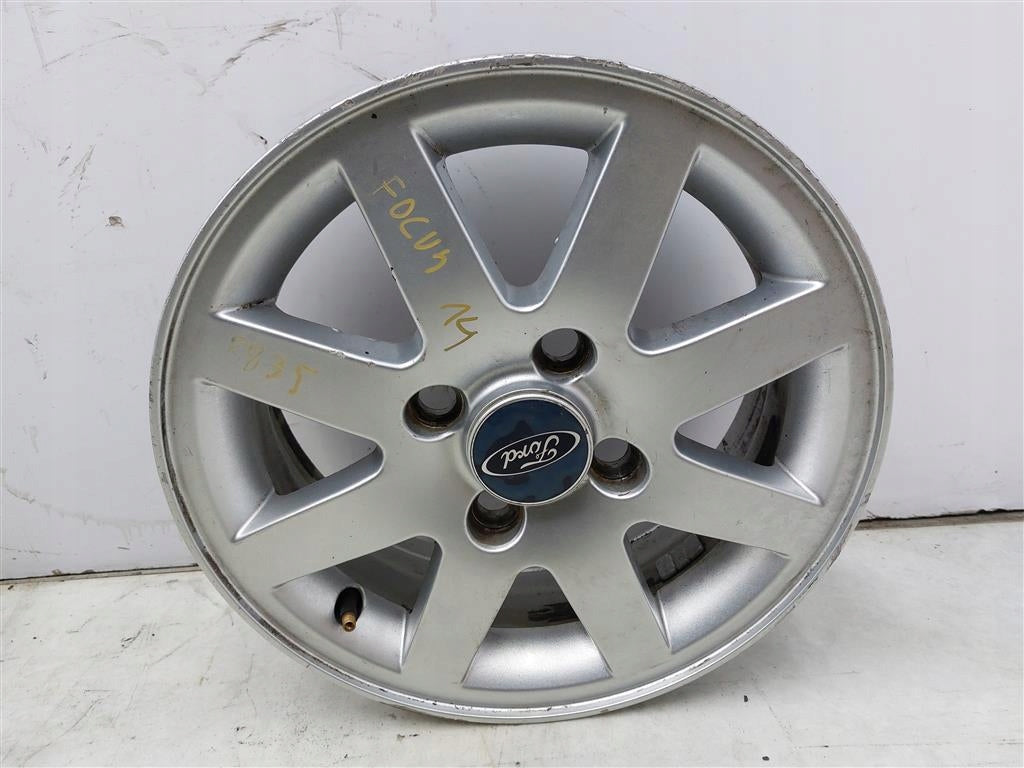 4x Alufelge 14 Zoll 5.0" 4x108 Matt Silber Ford Focus Rim Wheel FEL1900048755vr