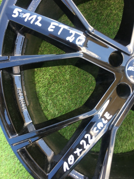 1x Alufelge 22 Zoll 10.0" 5x112 Rim Wheel