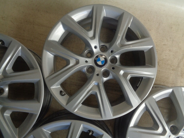 4x Alufelge 17 Zoll 6.5" 5x112 39ET Glanz Silber 6856076 BMW F39 X1 F48 FEL3896205360tw