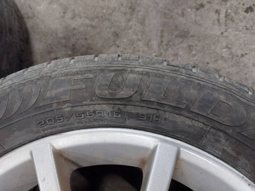 4x Alufelge 16 Zoll 6.5" 5x110 41ET Matt Schwarz 12785709 Saab 9-3 Rim Wheel FEL9530091645ja