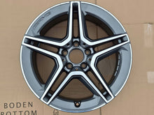 Load image into Gallery viewer, 1x Alufelge 18 Zoll 7.5" 5x112 44ET Glanz Grau A2054019500 Mercedes-Benz W205 FEL3618456265gn