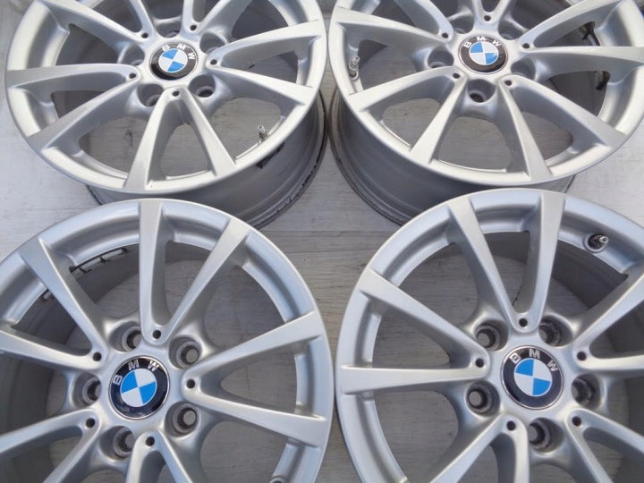 4x Alufelge 16 Zoll 7.0" 5x120 31ET Glanz Silber BMW 1 F21 E81 E87 F20 Rim Wheel FEL3269098338zb