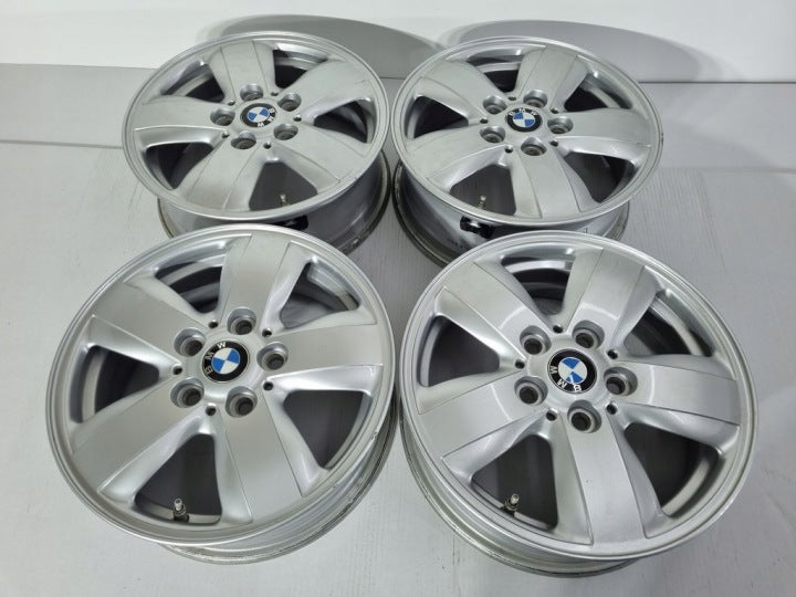 4x Alufelge 15 Zoll 5.5" 5x112 46ET Glanz Silber 6855101 Mini Rim Wheel FEL1880901952yc