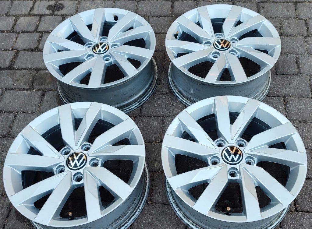 4x Alufelge 16 Zoll 6.5" 5x112 41ET Glanz Silber 3G0601025BJ VW Passat B8 FEL3170965199ex