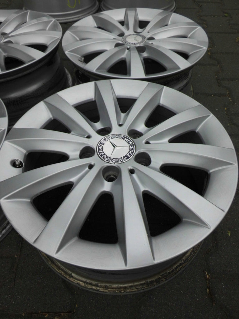 1x Alufelge 16 Zoll 6.5" 5x112 49ET Silber A2464010500 Mercedes-Benz Rim Wheel FEL5168178364lr