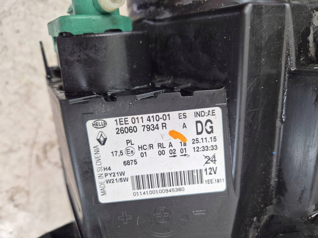 Frontscheinwerfer Renault Trafic III 01141001010794061EE01141001 Links Headlight SCH1411399210mj