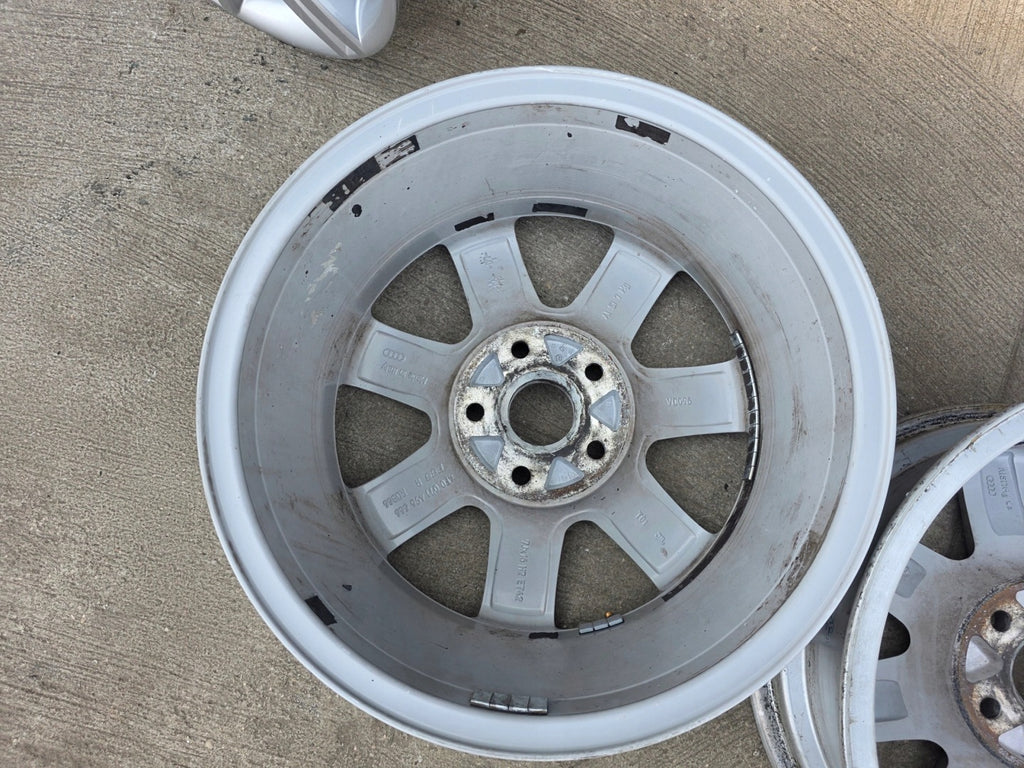 4x Alufelge 16 Zoll 7.0" 5x112 42ET Glanz Silber 4F0071496 Audi A6 A4 I FEL2066459021xi