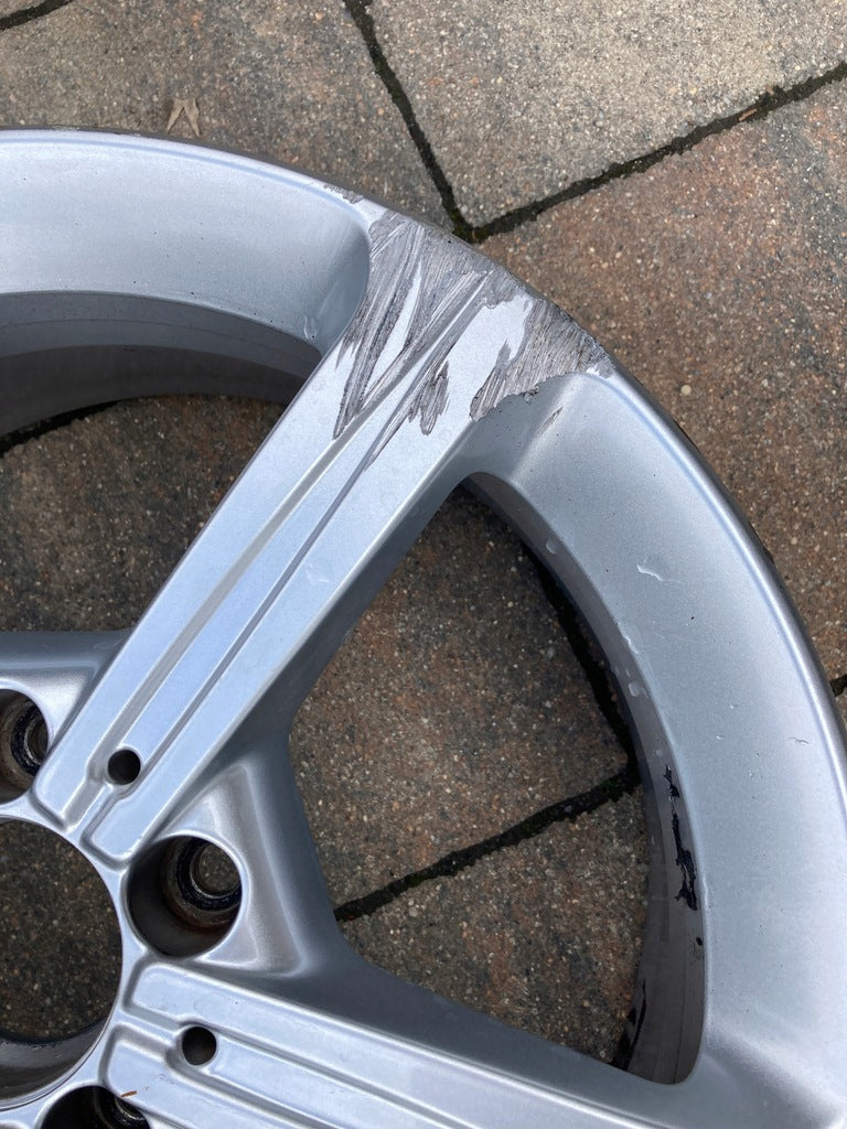 1x Alufelge 17 Zoll 6.5" 5x112 44ET Glanz Silber A1774011200 Mercedes-Benz Cla FEL8504956088nd