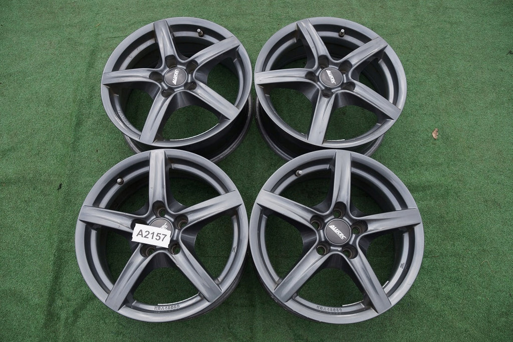 4x Alufelge 16 Zoll 6.5" 5x112 42ET Graphit VW Passat Cc B7 Sharan Golf I FEL8849813556al