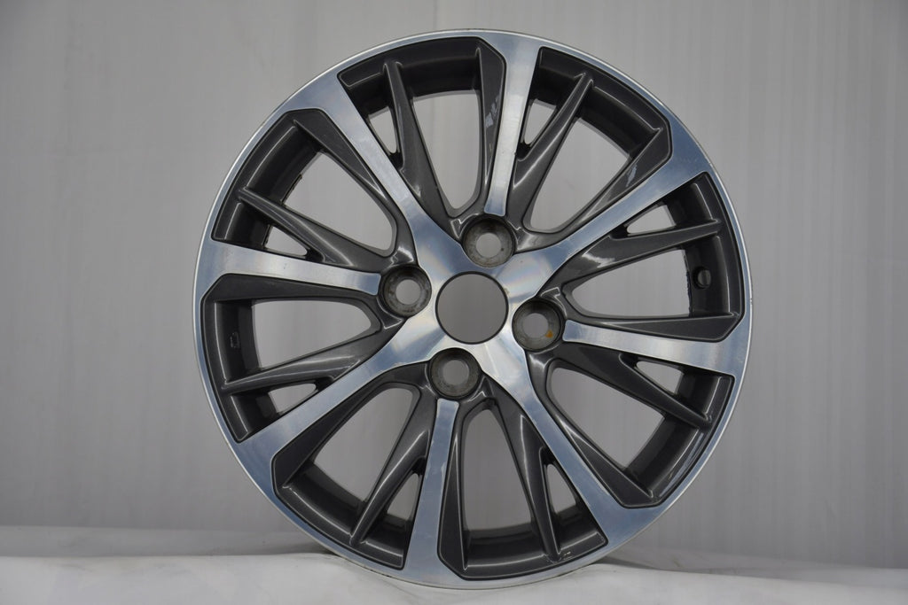 1x Alufelge 15 Zoll 5.0" 4x100 39ET Glanz Graphit Mg Rim Wheel FEL2182143917yn