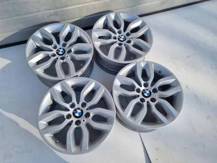 4x Alufelge 17 Zoll 7.5" 5x120 32ET Glanz Silber 6787576 BMW F25 Rim Wheel FEL2589935839hg