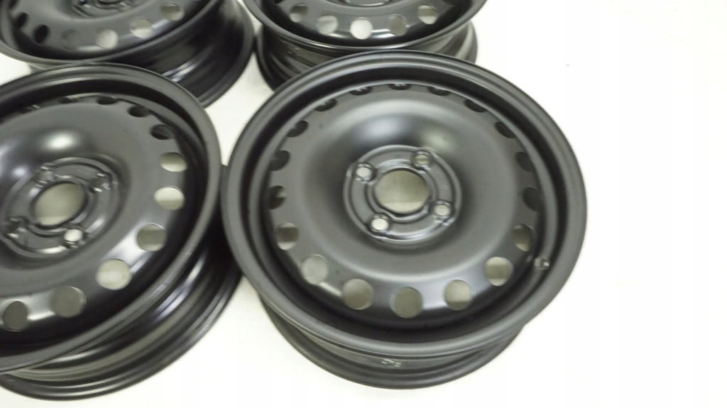 4x Alufelge 14 Zoll 5.0" 4x100 35ET Glanz Schwarz 1S0601027 Seat Mii Citigo I FEL2780496067db